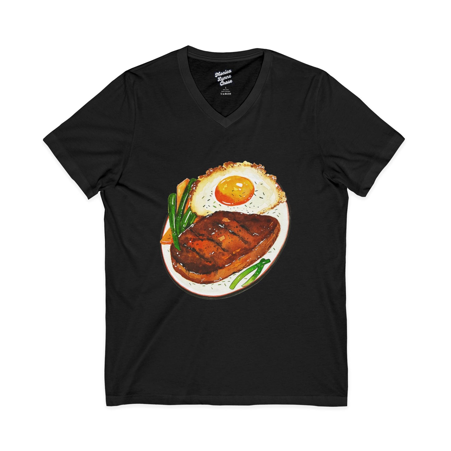 Mike's V Tees - Sizzling Breakfast Vibes Tee, Unisex Foodie Shirt, Gift for Chefs, Fun Brunch T-Shirt, Food Lover Apparel