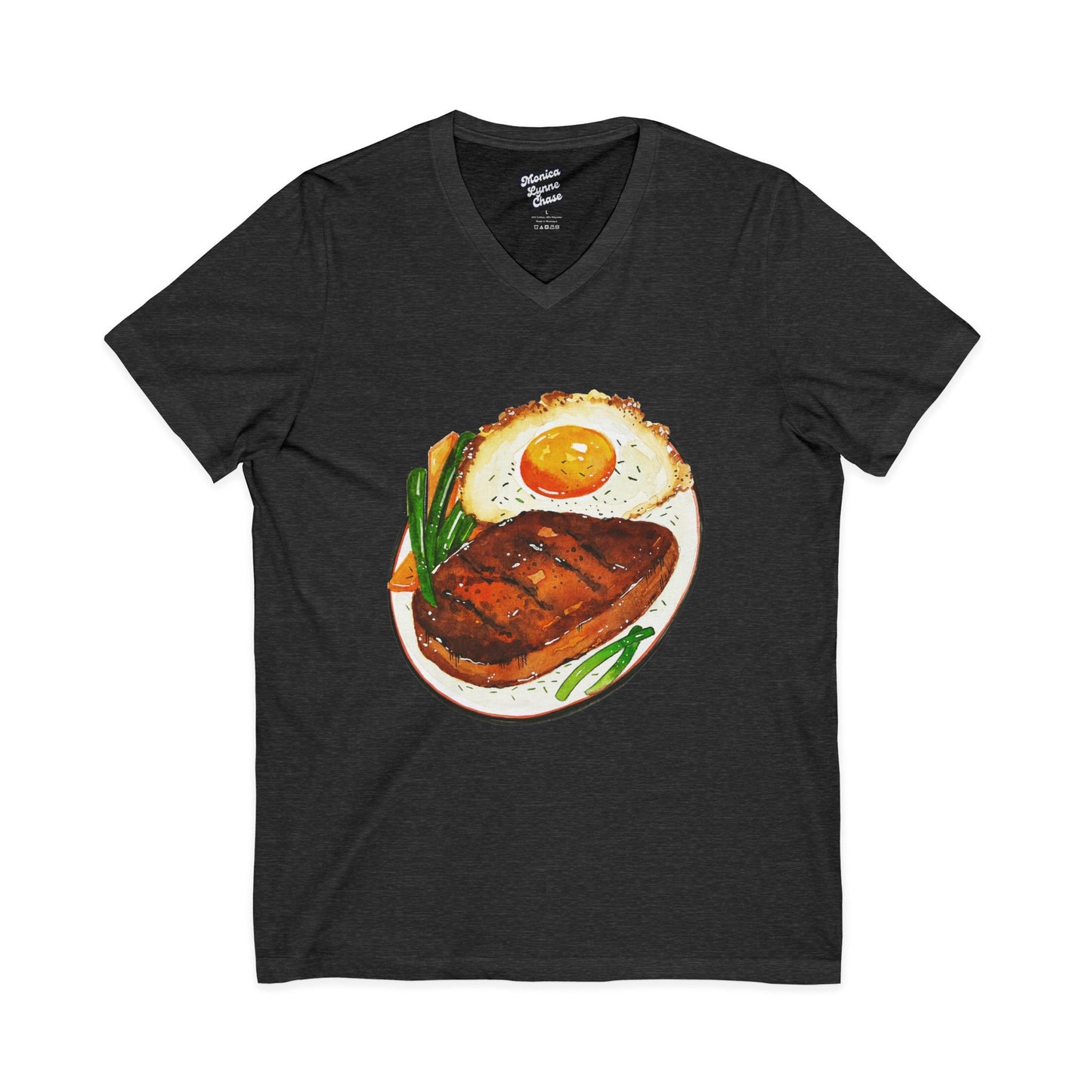 Mike's V Tees - Sizzling Breakfast Vibes Tee, Unisex Foodie Shirt, Gift for Chefs, Fun Brunch T-Shirt, Food Lover Apparel