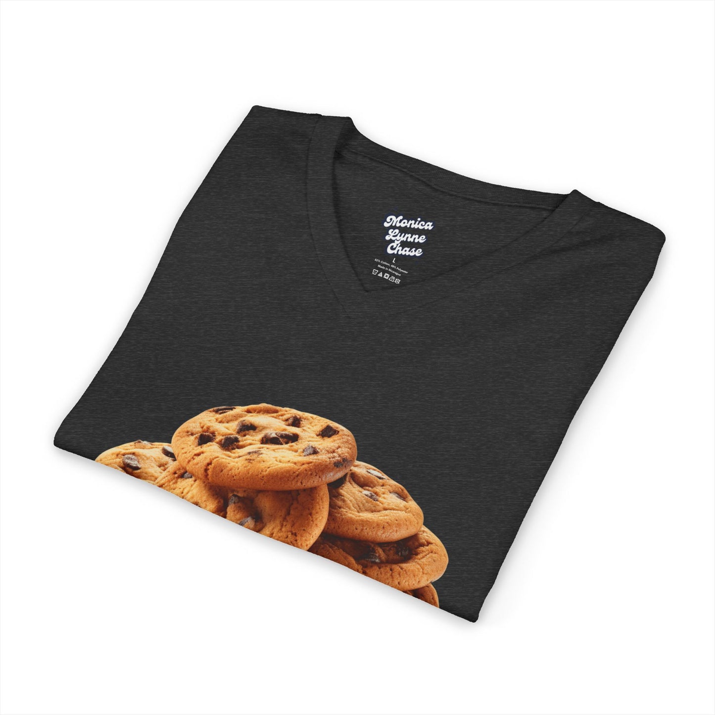 Mike's V Tees - Cookie Lover's Unisex V-Neck Tee | Perfect for Baking Enthusiasts, Foodies, Casual Wear, Gifts, and Celebrations