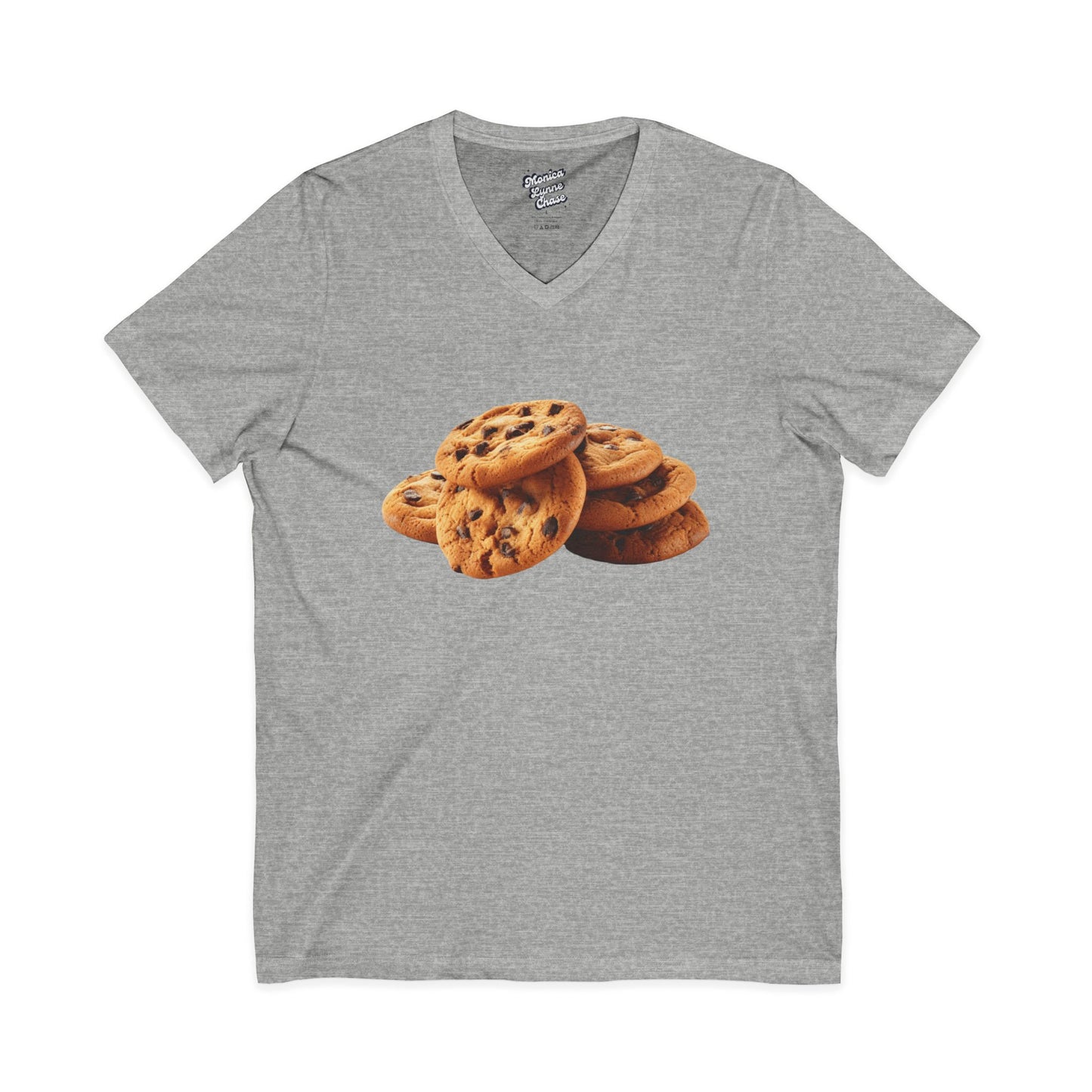 Mike's V Tees - Cookie Lover's Unisex V-Neck Tee | Perfect for Baking Enthusiasts, Foodies, Casual Wear, Gifts, and Celebrations