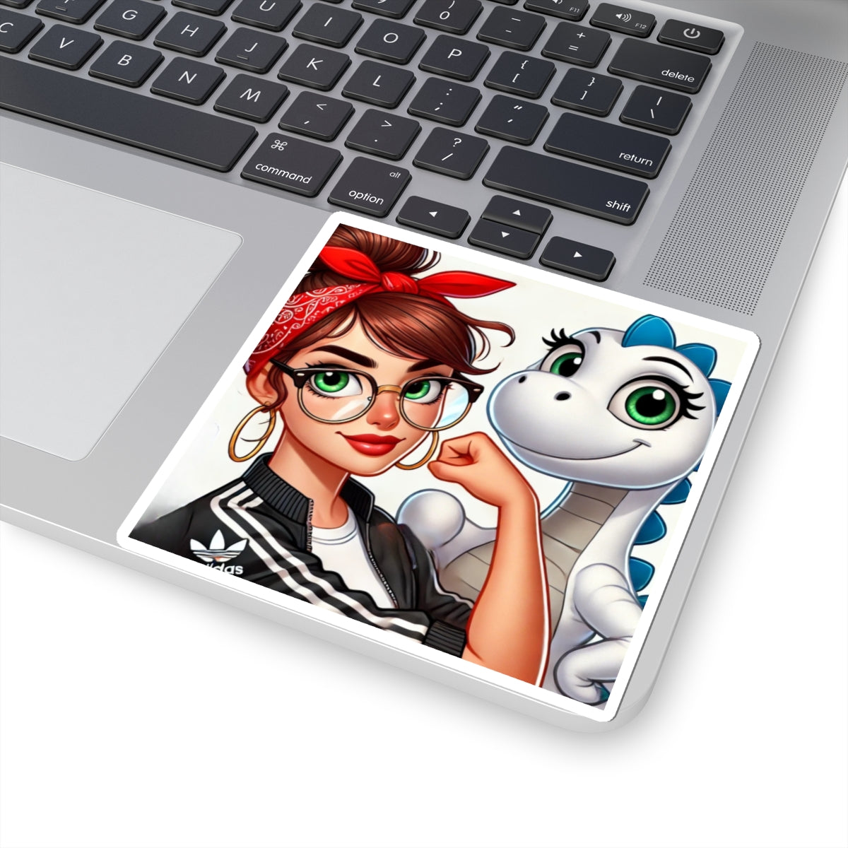 Official OG Layla Library Collectible Stickers-Blue Dino-Bigo Live Fans-Design by Monica Lynne Chase-Collect them all-Gift for her-Gift for him