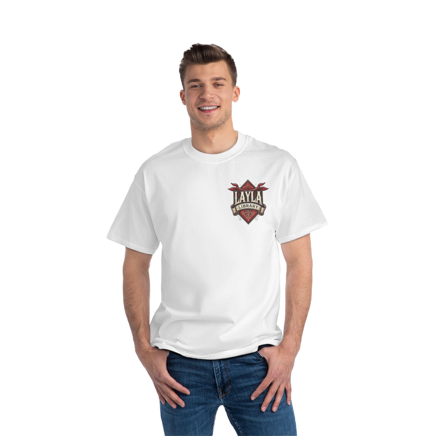 Layla Library Security T-Shirt - Bold Short-Sleeve Tee for Unique Style