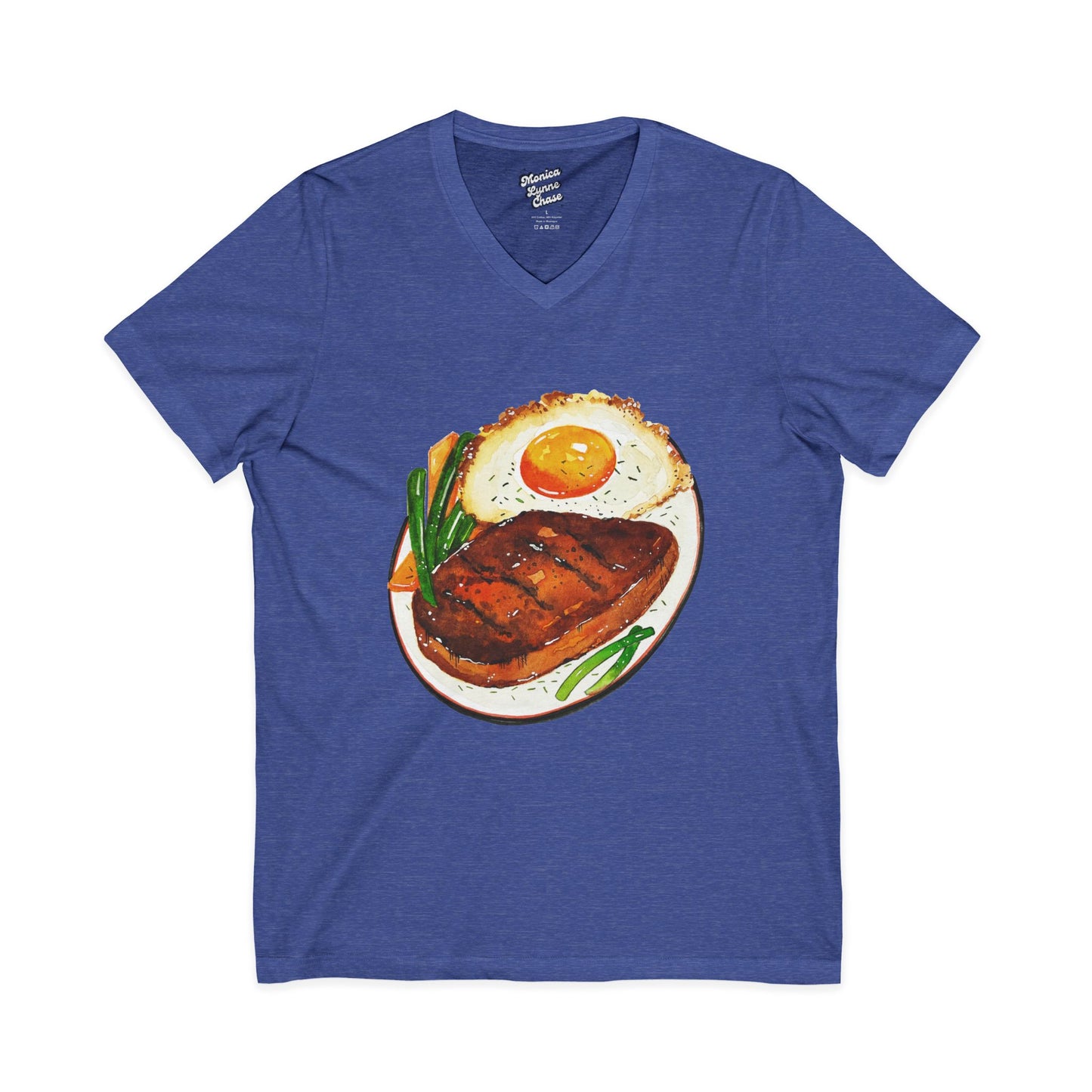 Mike's V Tees - Sizzling Breakfast Vibes Tee, Unisex Foodie Shirt, Gift for Chefs, Fun Brunch T-Shirt, Food Lover Apparel
