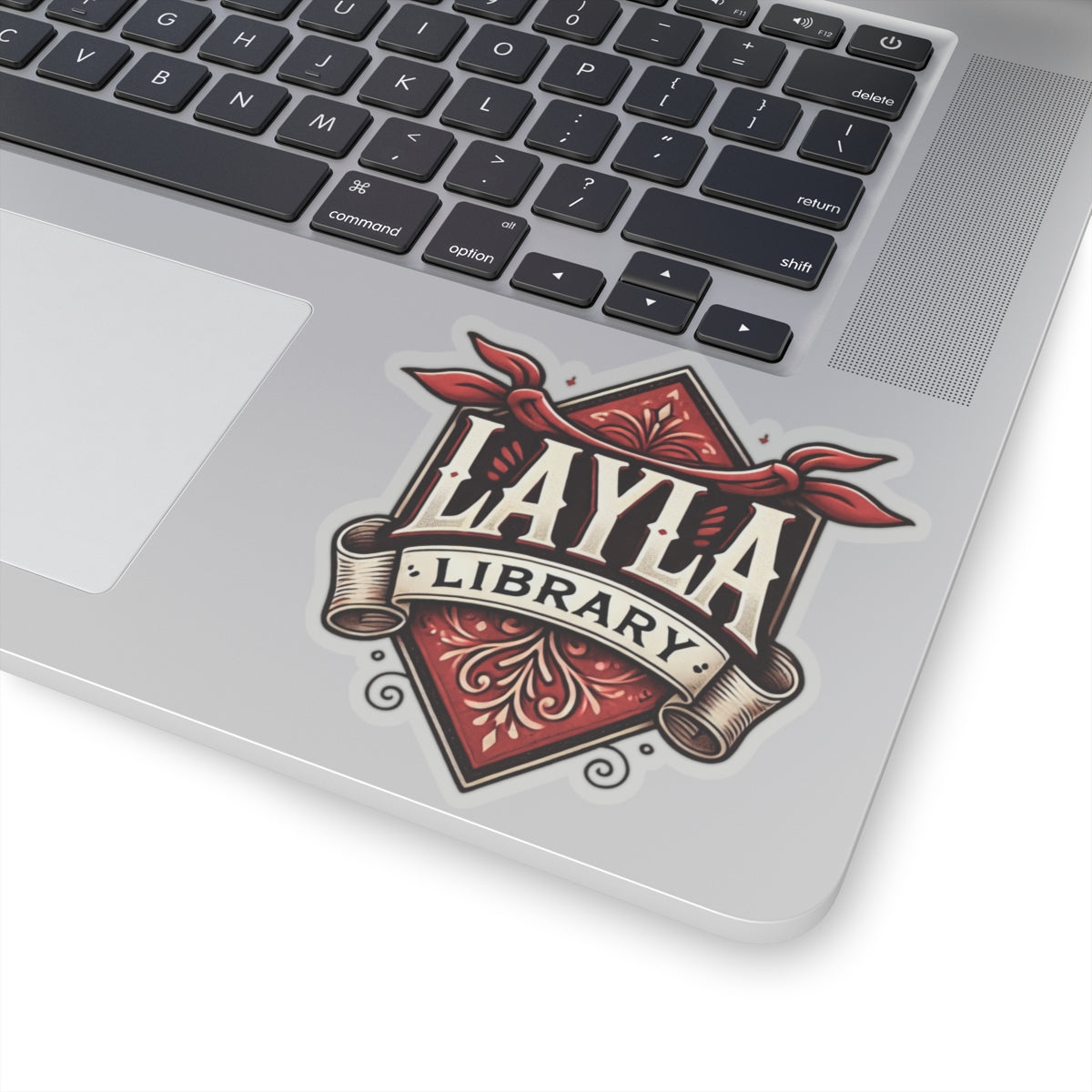 Official OG Layla Library Fan Crest-Sticker - 4'x4'-by Monica Lynne Chase-Collect them all-BIGO Live fans-For the love of Layla-gift for him-gift for her
