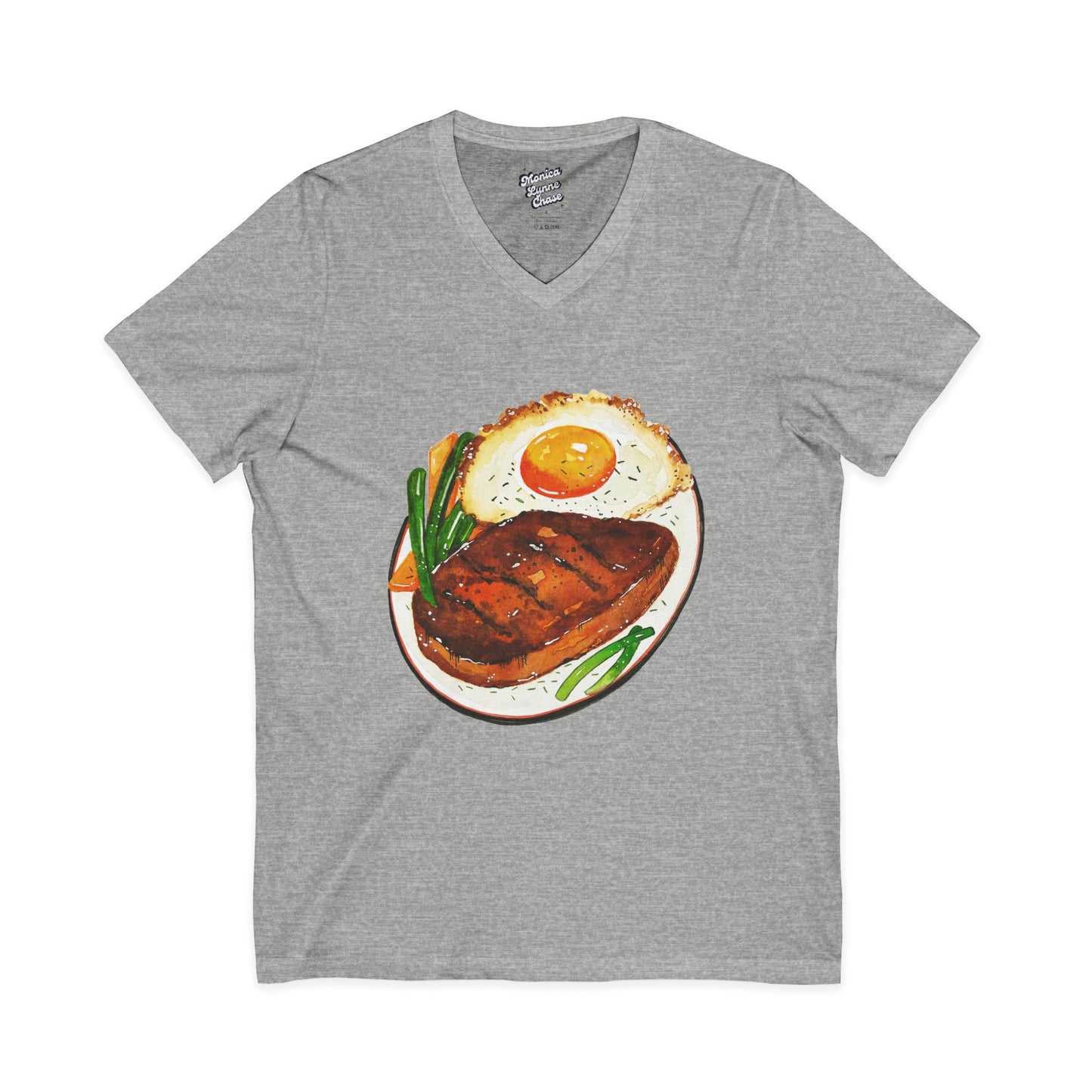 Mike's V Tees - Sizzling Breakfast Vibes Tee, Unisex Foodie Shirt, Gift for Chefs, Fun Brunch T-Shirt, Food Lover Apparel