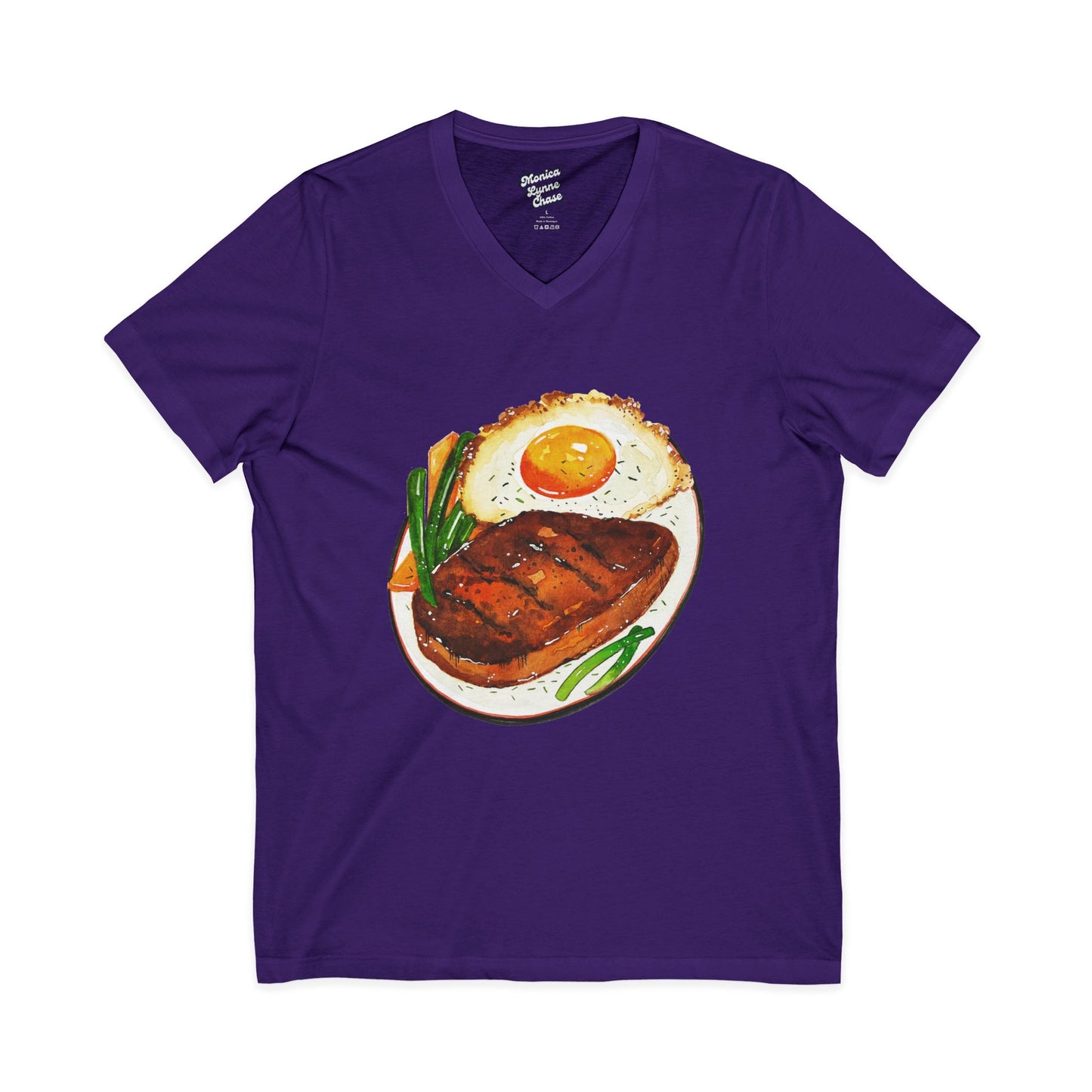 Mike's V Tees - Sizzling Breakfast Vibes Tee, Unisex Foodie Shirt, Gift for Chefs, Fun Brunch T-Shirt, Food Lover Apparel