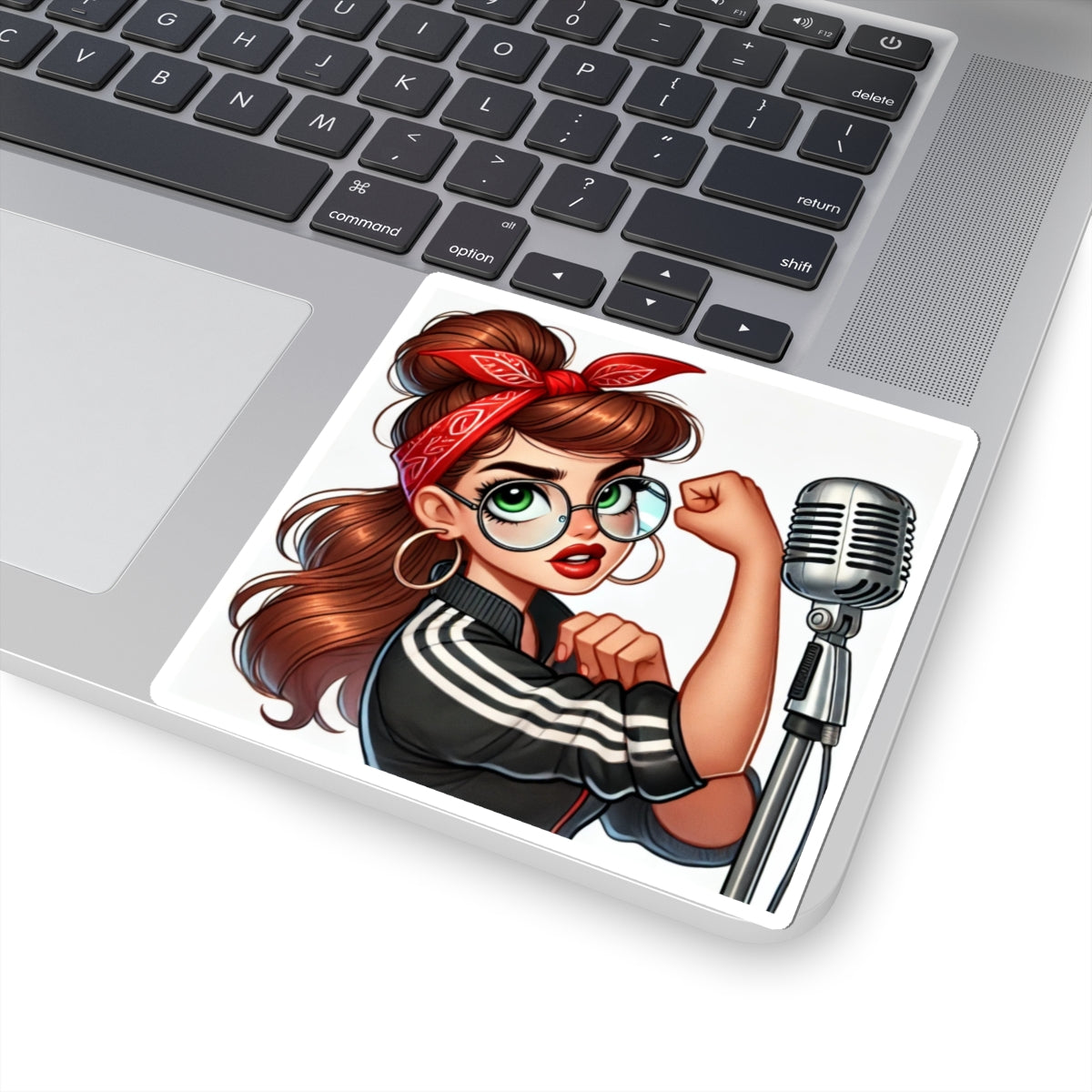 Official OG Layla Library Sings Collectible Sticker-Trading Card-Bigo Live Fans-Collect them all-Retro Layla-Design by Monica Lynne Chase-Gift for him-Gift for her-Gift for him