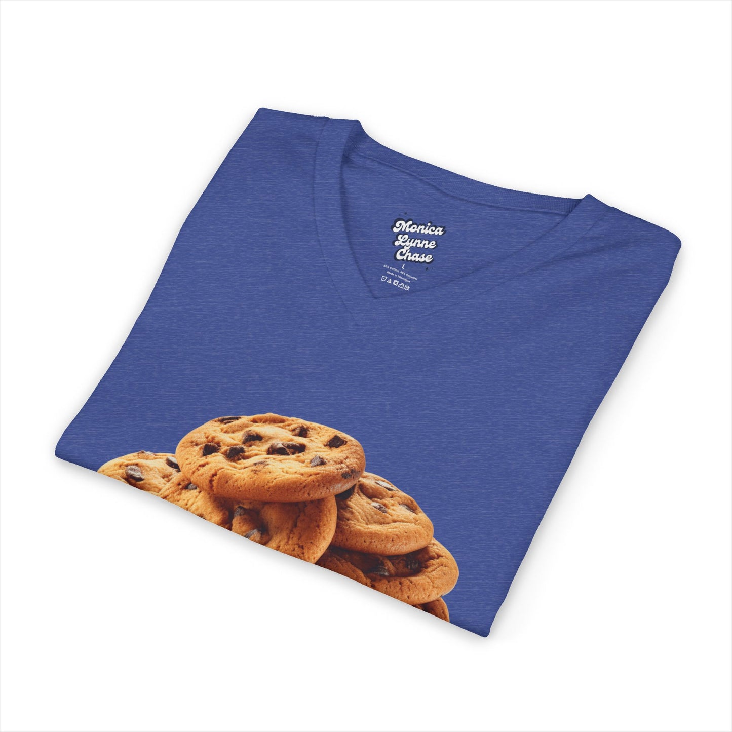 Mike's V Tees - Cookie Lover's Unisex V-Neck Tee | Perfect for Baking Enthusiasts, Foodies, Casual Wear, Gifts, and Celebrations