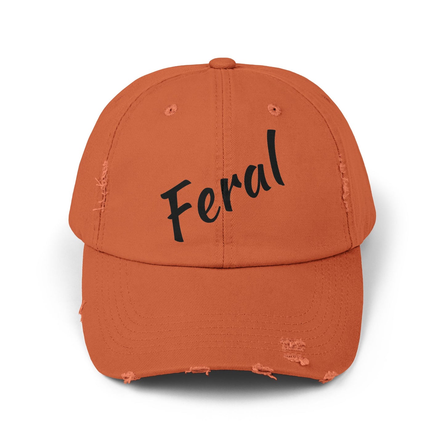Unisex Distressed Feral Cap by Monica Lynne Chase