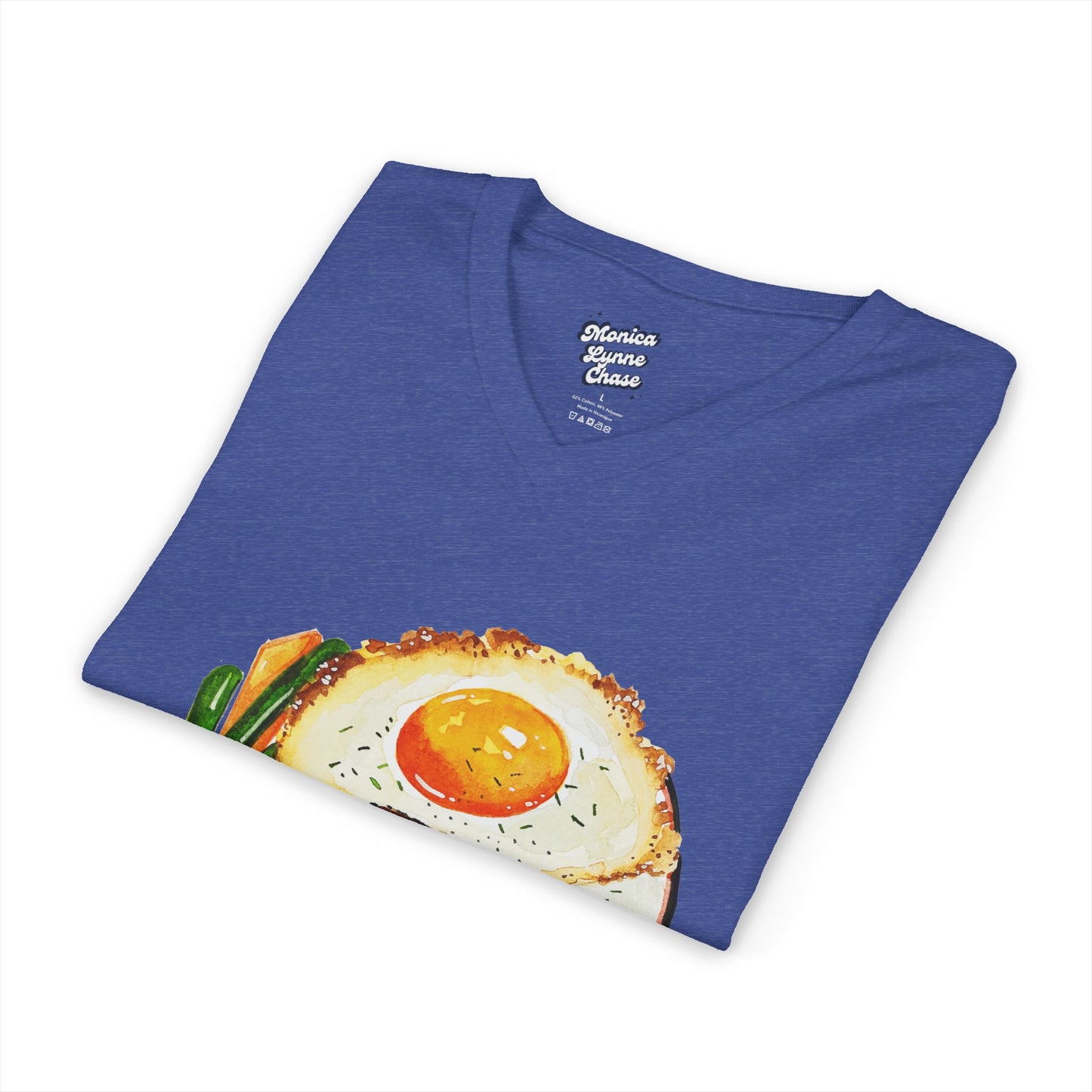 Mike's V Tees - Sizzling Breakfast Vibes Tee, Unisex Foodie Shirt, Gift for Chefs, Fun Brunch T-Shirt, Food Lover Apparel