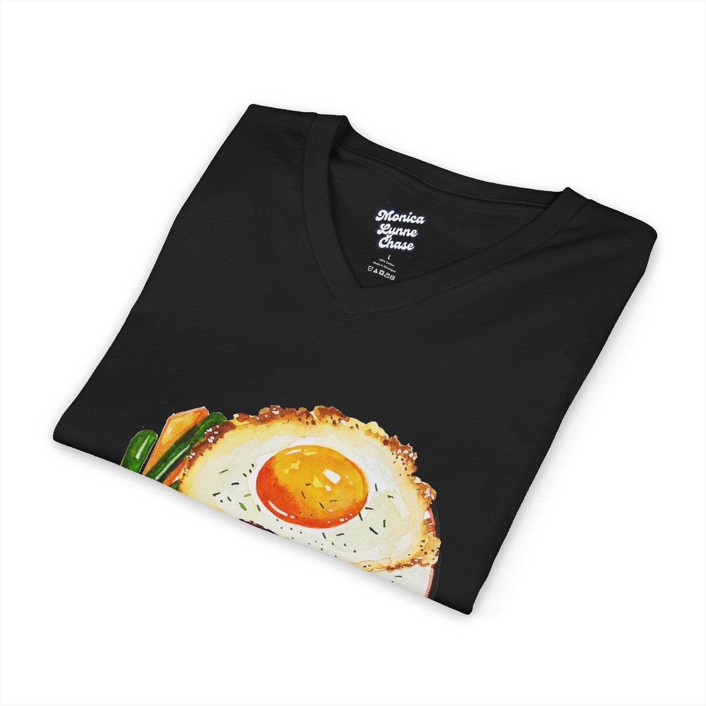 Mike's V Tees - Sizzling Breakfast Vibes Tee, Unisex Foodie Shirt, Gift for Chefs, Fun Brunch T-Shirt, Food Lover Apparel
