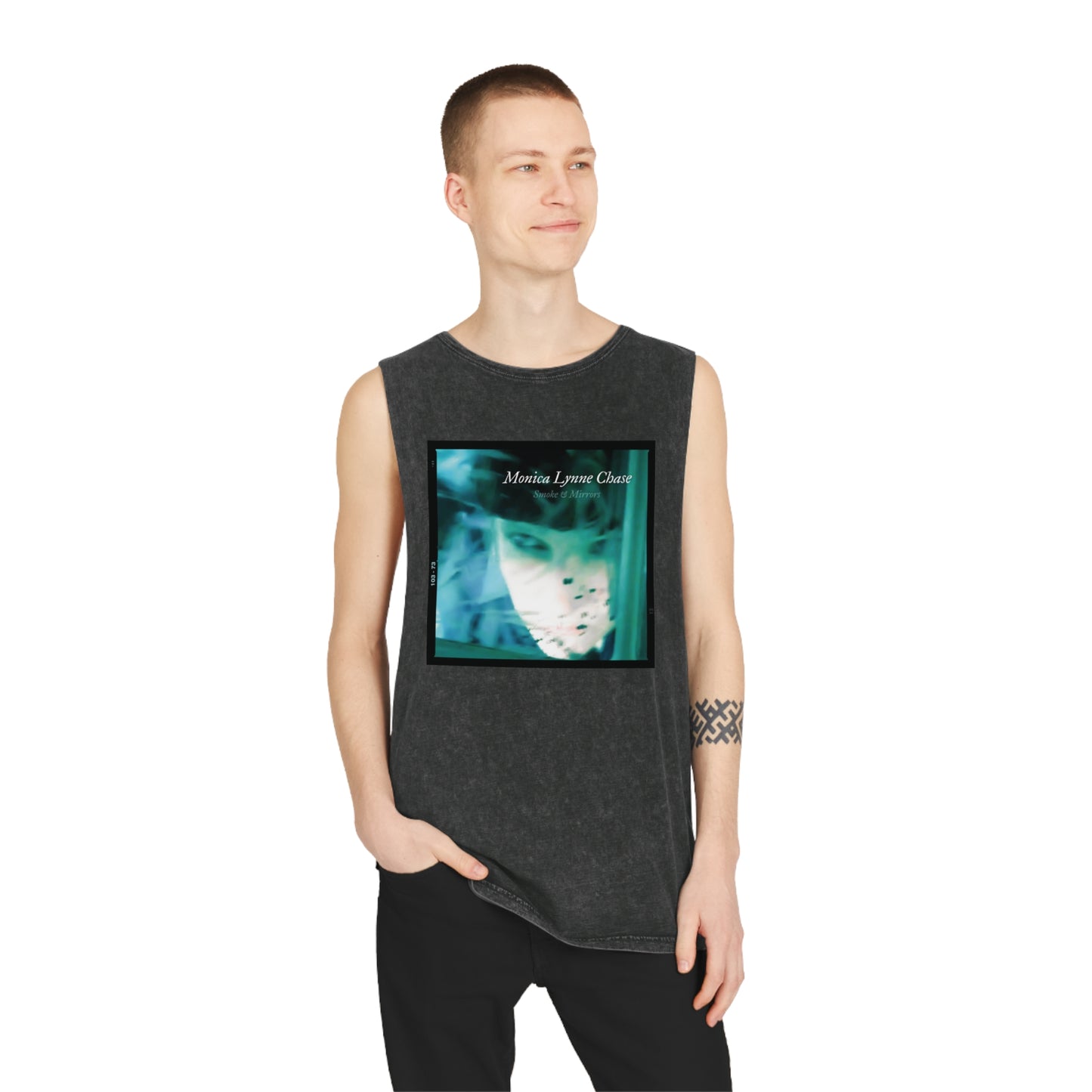 Unisex Stonewash Smoke and Mirrors Tank Top