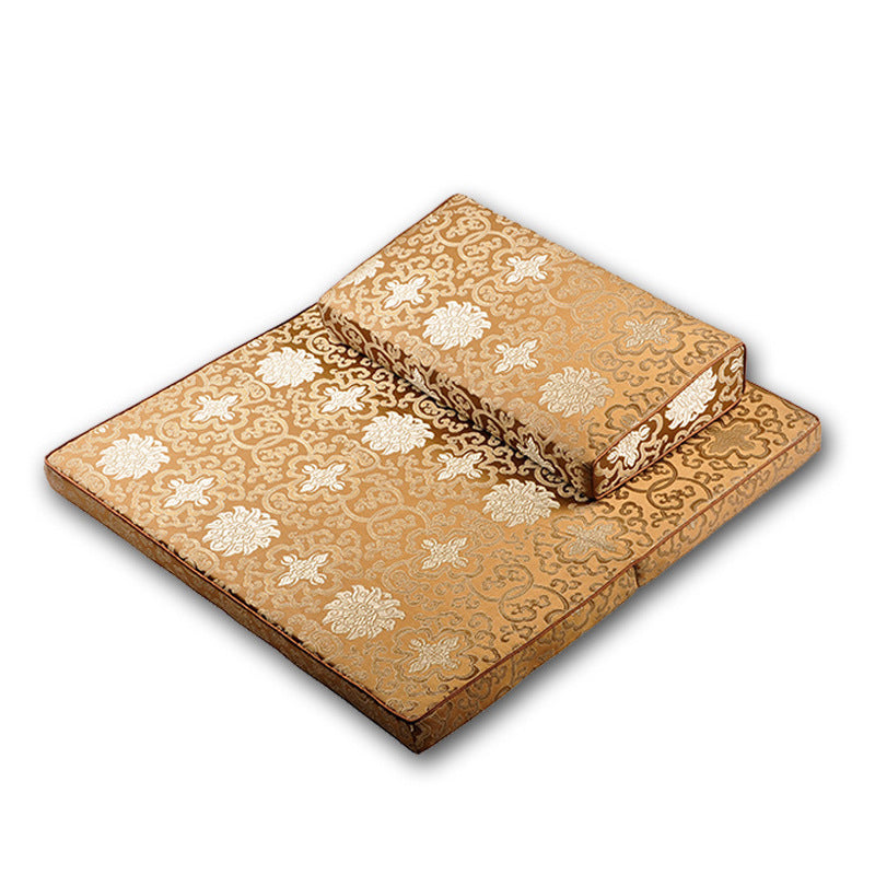 Brocade Zabuton Meditation Cushion – Zen Mat for Practice & Buddha Worship