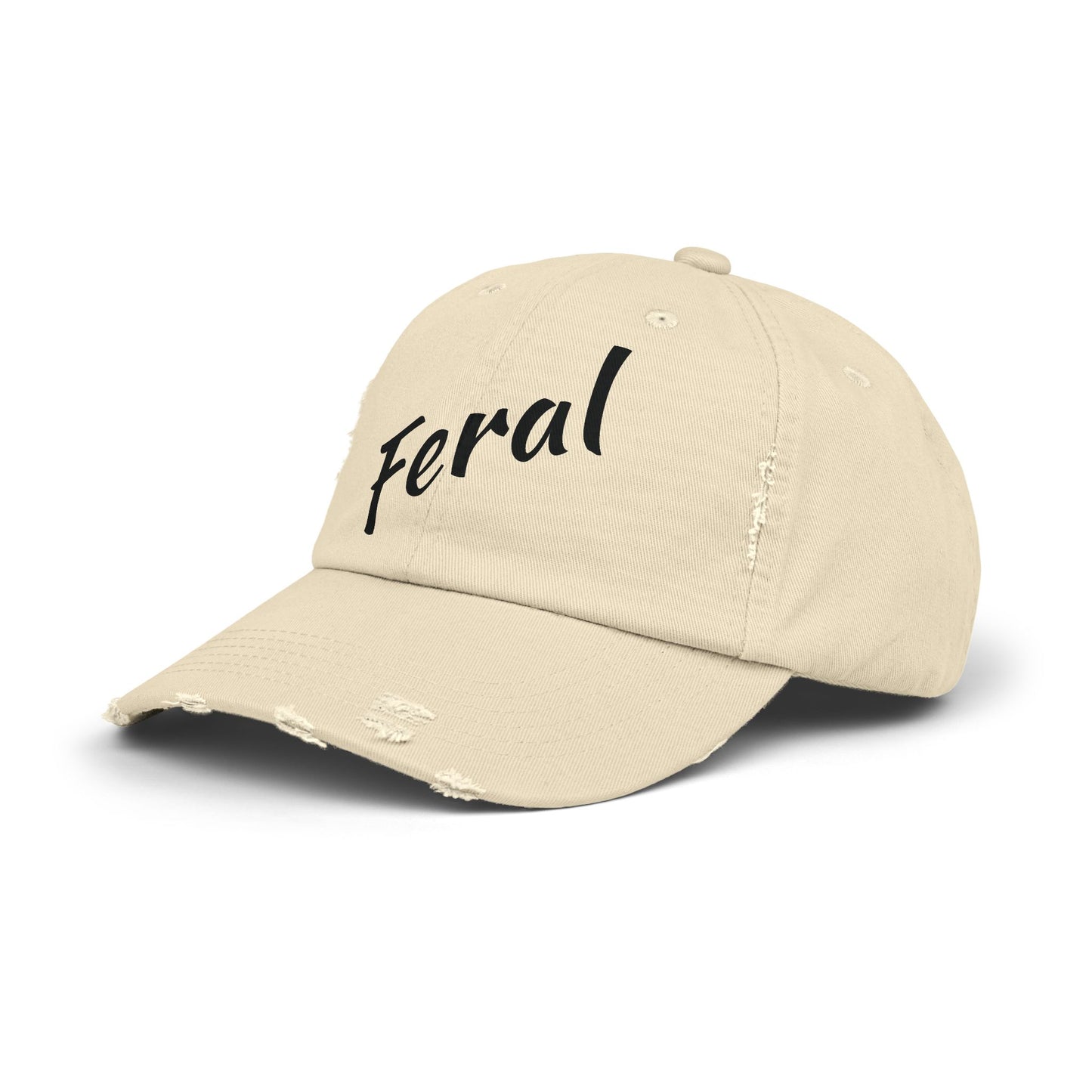 Unisex Distressed Feral Cap by Monica Lynne Chase