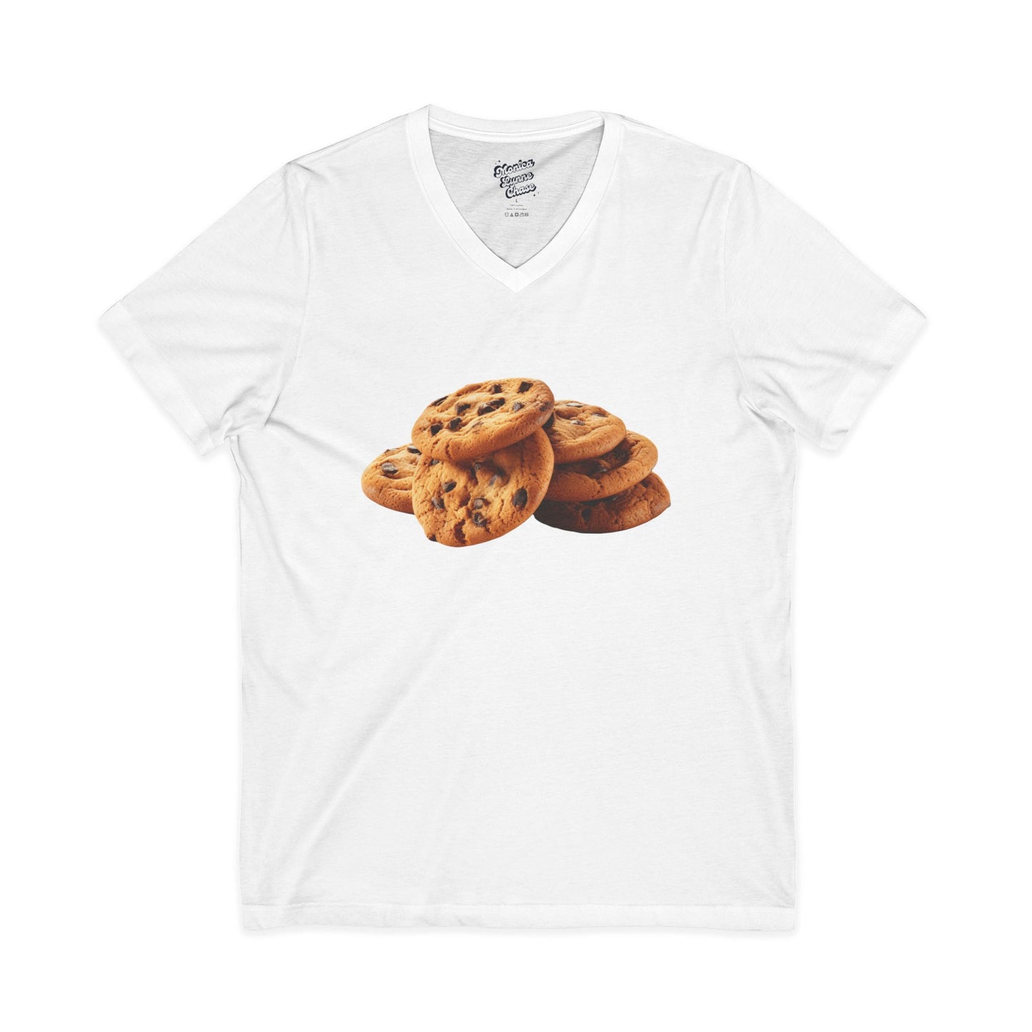 Mike's V Tees - Cookie Lover's Unisex V-Neck Tee | Perfect for Baking Enthusiasts, Foodies, Casual Wear, Gifts, and Celebrations