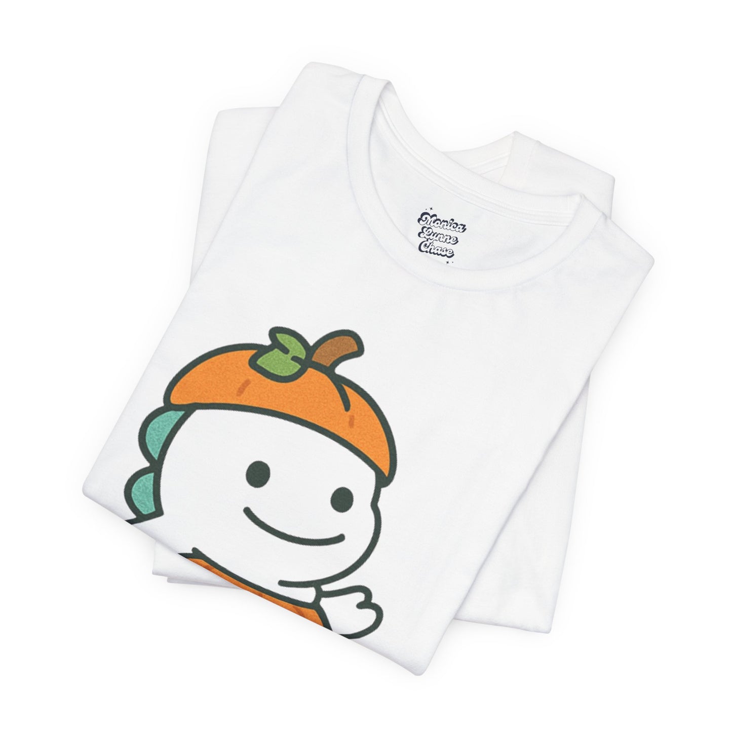 Halloween Donnie Dino Tee, Cute Dino Shirt, Unisex Short Sleeve Halloween T-Shirt, Dino Lover Gift, Fun Spooky Apparel, Bigo Live Apparel