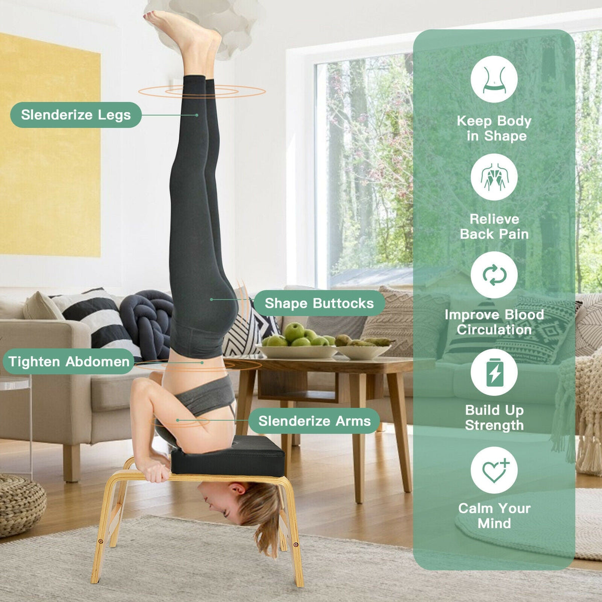 Yoga Headstand Bench