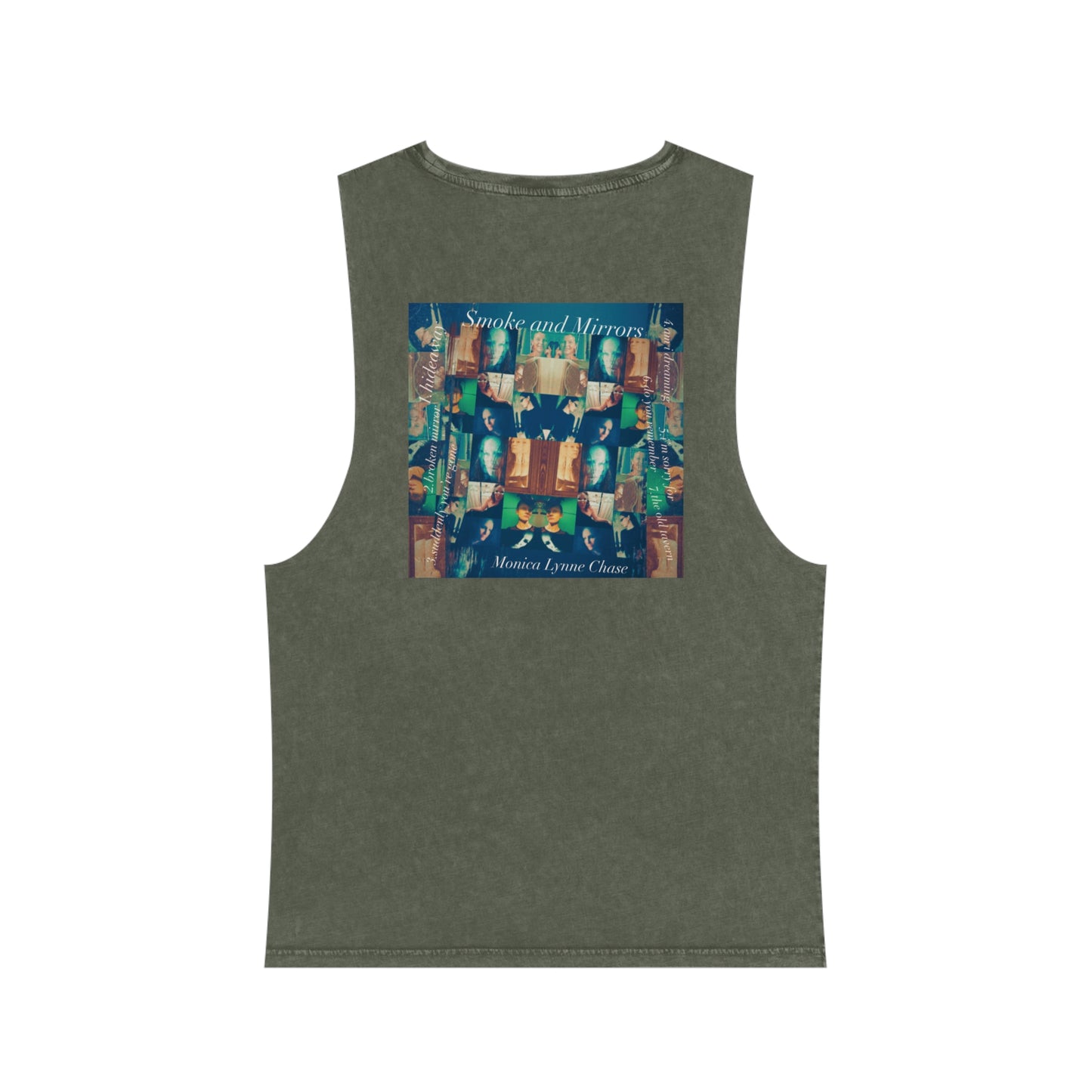 Unisex Stonewash Smoke and Mirrors Tank Top