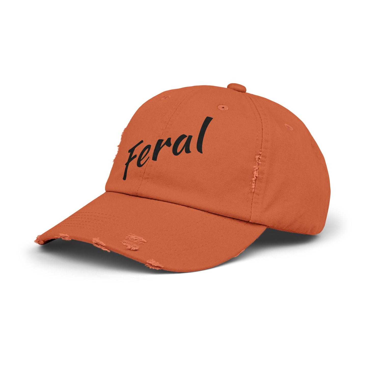 Unisex Distressed Feral Cap by Monica Lynne Chase