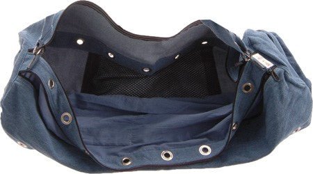Hot Yoga Mat Bag – Double Compartment Denim Carrier