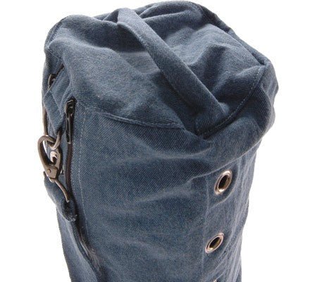 Hot Yoga Mat Bag – Double Compartment Denim Carrier