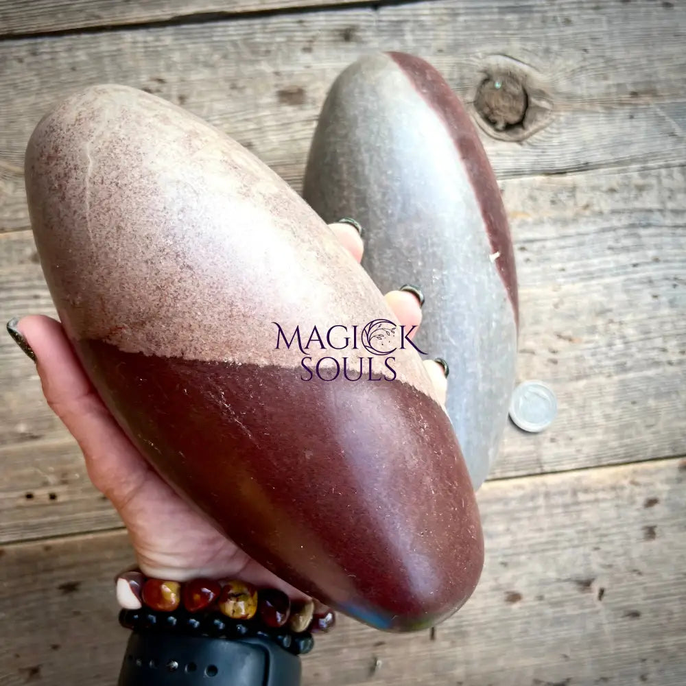 Shiva Lingam Stone — Narmada River Sacred Crystal for Healing & Balance